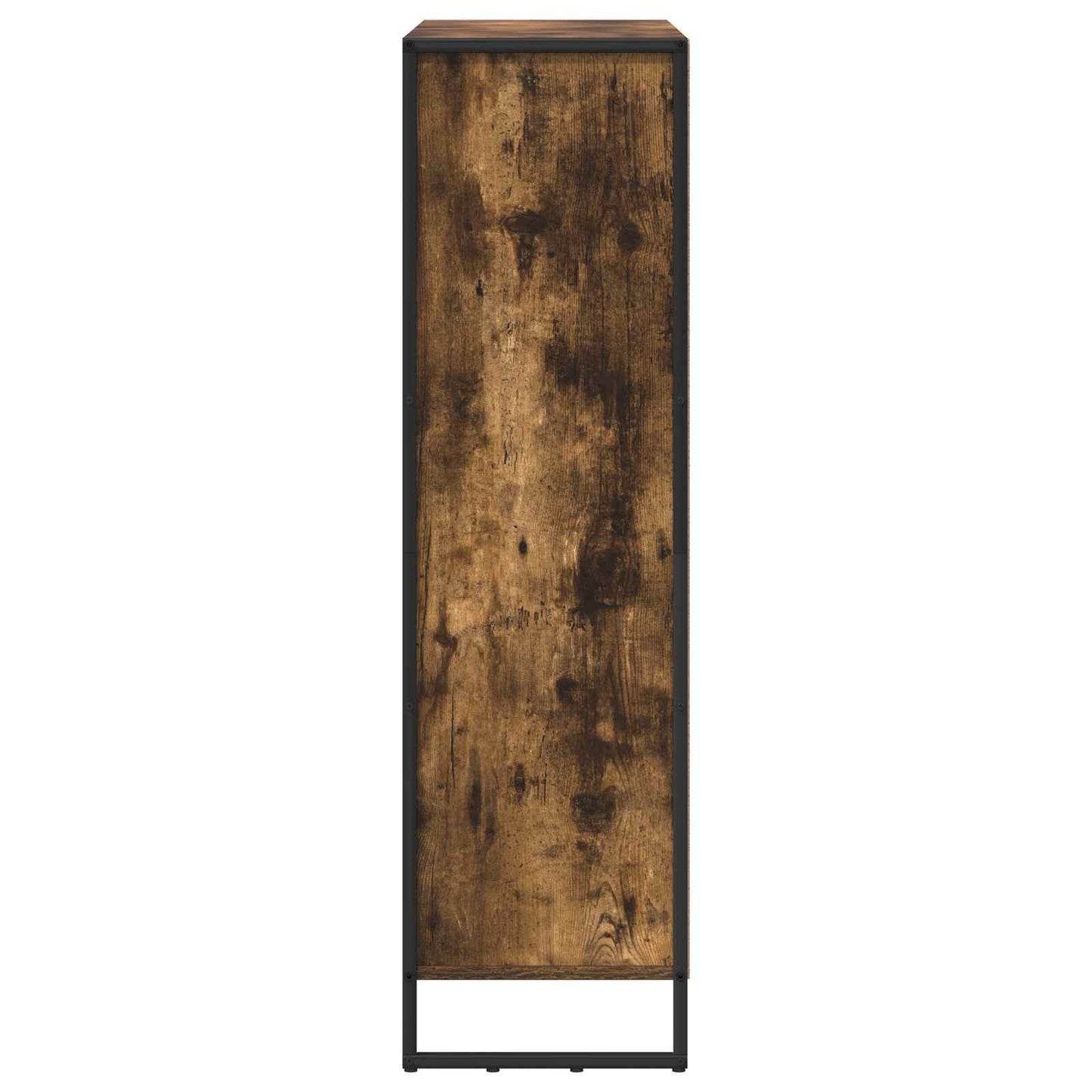 Book Cabinet 99.5 x 30 x 108 cm Engineered Wood Smoke Oak