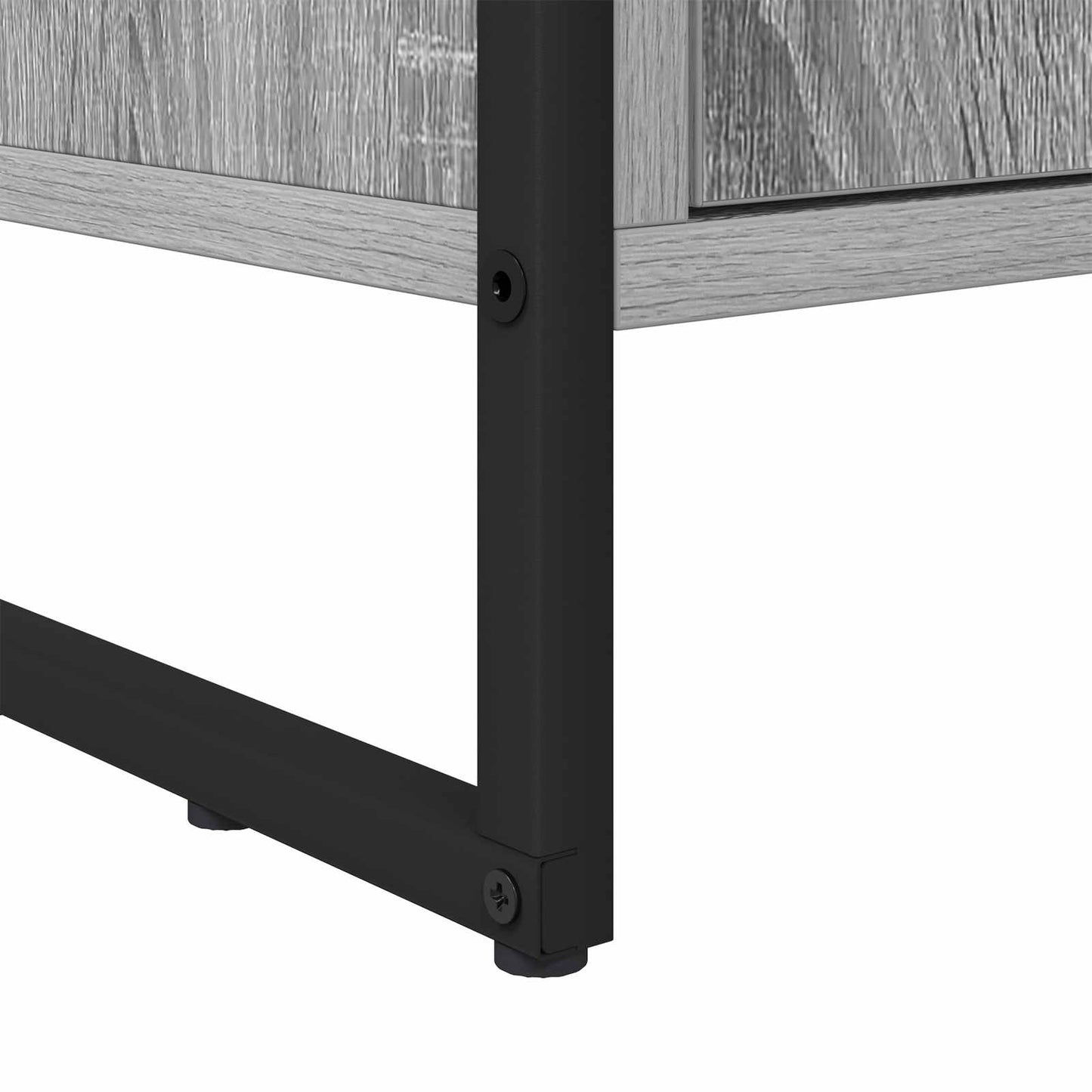 Book Cabinet 99.5 x 30 x 108 cm Engineered Wood Grey Sonoma