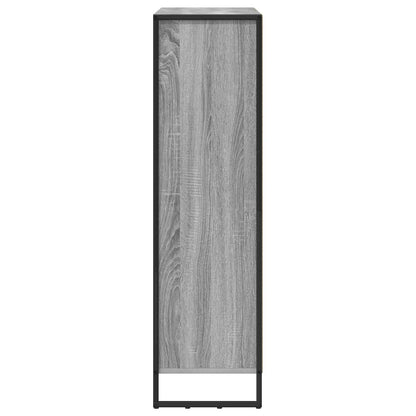 Book Cabinet 99.5 x 30 x 108 cm Engineered Wood Grey Sonoma