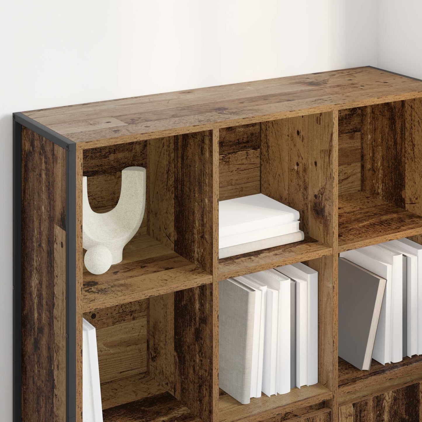 Book Cabinet 99.5 x 30 x 108 cm Engineered Wood Old Wood