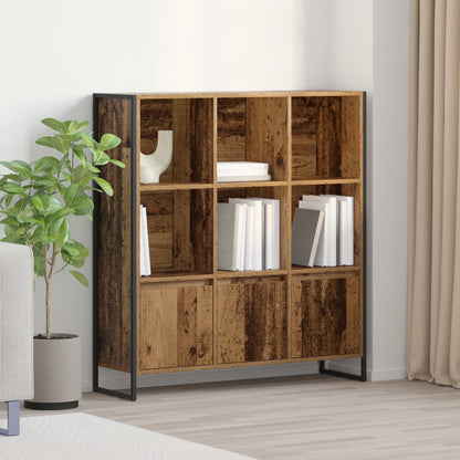 Book Cabinet 99.5 x 30 x 108 cm Engineered Wood Old Wood