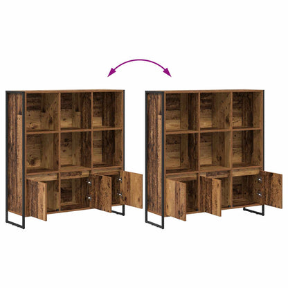 Book Cabinet 99.5 x 30 x 108 cm Engineered Wood Old Wood