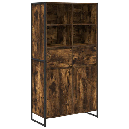 Sideboard Smoke Oak 81 x 36 x 150.5 cm Engineered Wood