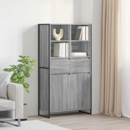 Sideboard Grey Sonoma 81 x 36 x 150.5 cm Engineered Wood