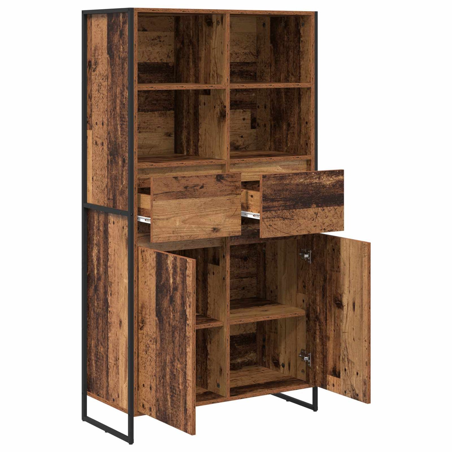 Sideboard Old Wood 81 x 36 x 150.5 cm Engineered Wood