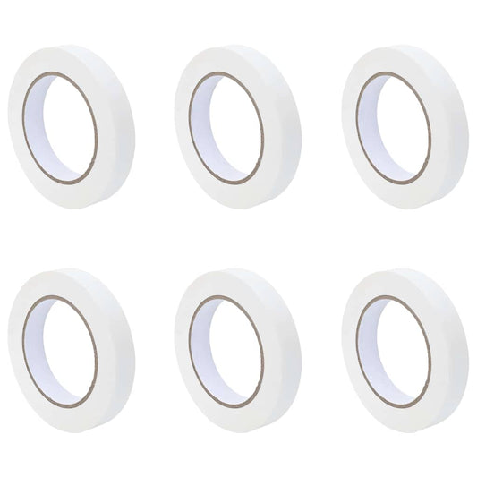 Painter Masking Tapes 6 pcs White 19mm x 50m Paper