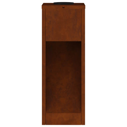Solar Led Pathway Light 2 pcs Bronze Weathering Steel