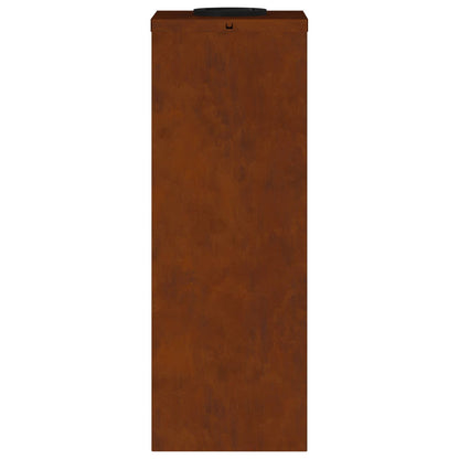 Solar Led Pathway Light 2 pcs Bronze Weathering Steel