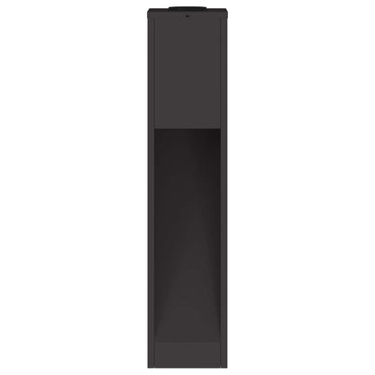 Solar Led Pathway Light 2 pcs Black Cold Rolled Steel