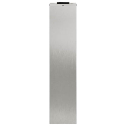 Solar Led Pathway Light 2 pcs Silver Stainless Steel