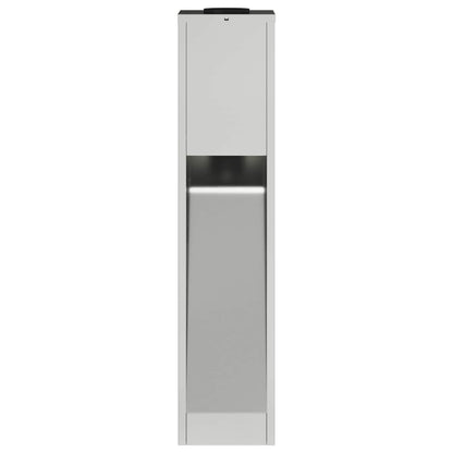 Solar Led Pathway Light 2 pcs Silver Galvanized