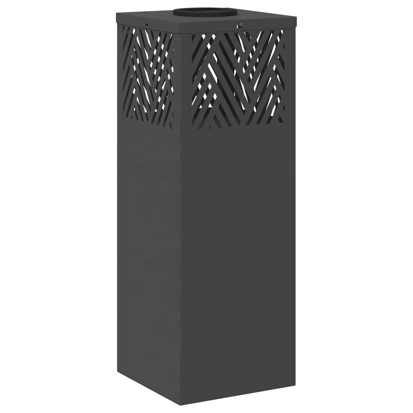 Solar LED Pathway Light 2 pcs Black Cold Rolled Steel
