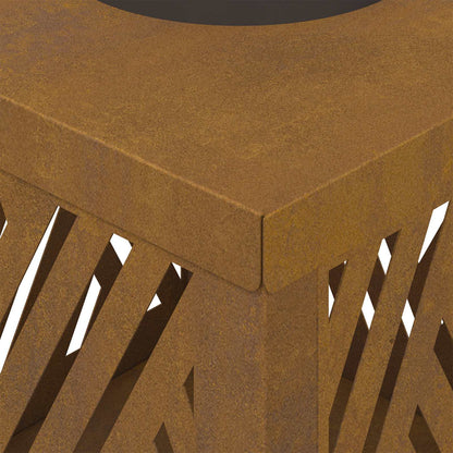 Solar LED Pathway Light 2 pcs Bronze Weathering Steel