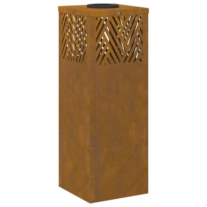 Solar LED Pathway Light 2 pcs Bronze Weathering Steel