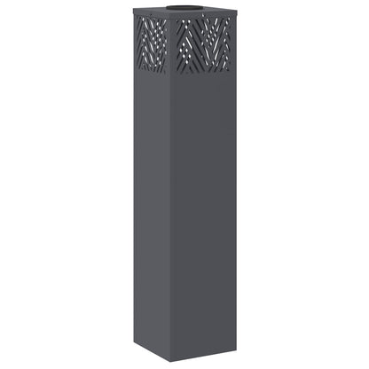 Solar LED Pathway Light 2 pcs Anthracite Cold Rolled Steel
