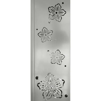 Solar LED Pathway Light 2 pcs Silver Galvanized Steel