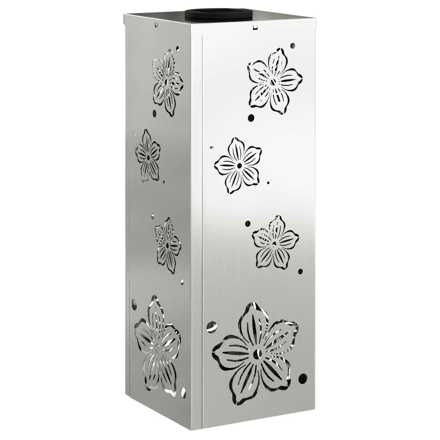 Solar LED Pathway Light 2 pcs Silver Galvanized Steel