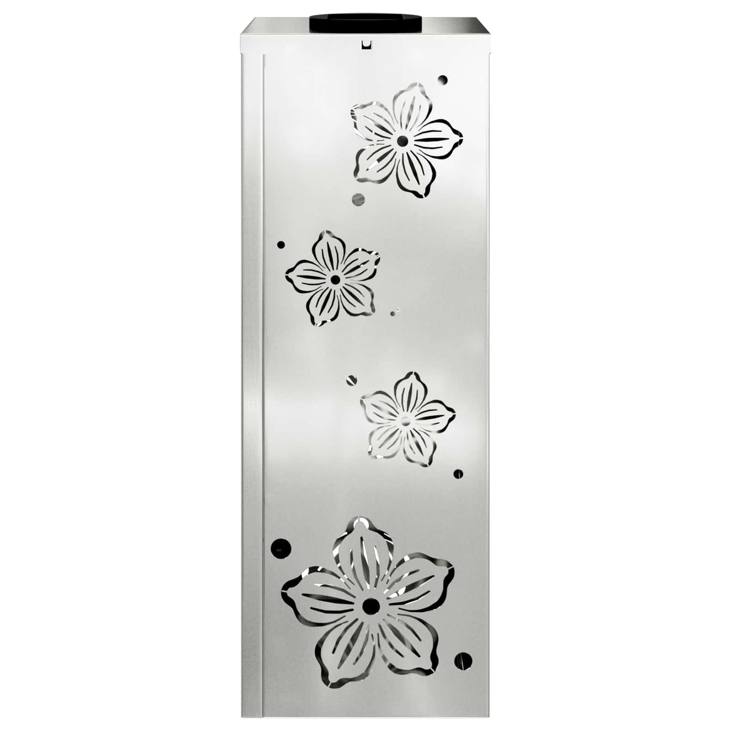 Solar LED Pathway Light 2 pcs Silver Galvanized Steel