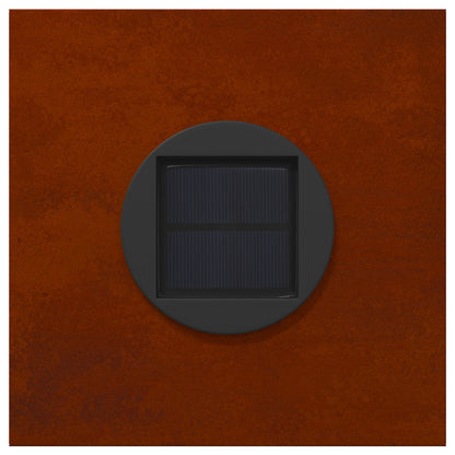 Solar LED Pathway Light 2 pcs Rusty Weathering Steel