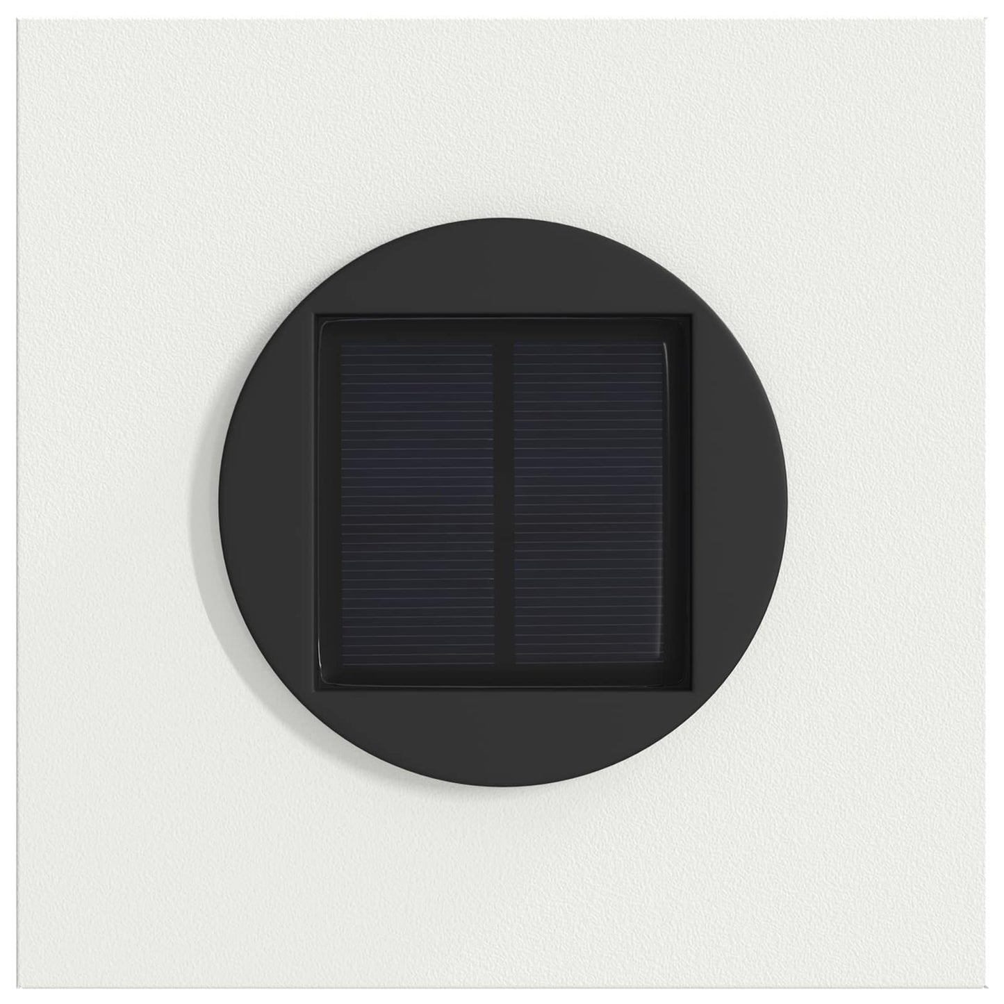 Solar LED Pathway Light 2 pcs White Cold Rolled Steel