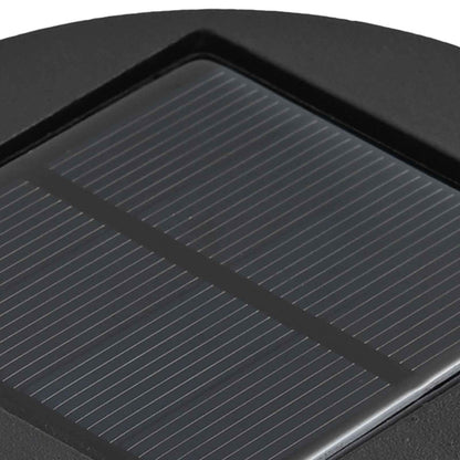 Solar LED Pathway Light 2 pcs Black Cold Rolled Steel