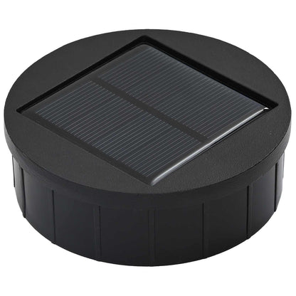 Solar LED Pathway Light 2 pcs White Cold Rolled Steel