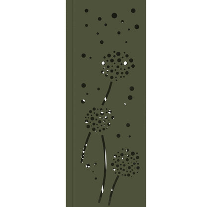 Solar LED Pathway Light 2 pcs Olive Green Cold Rolled Steel