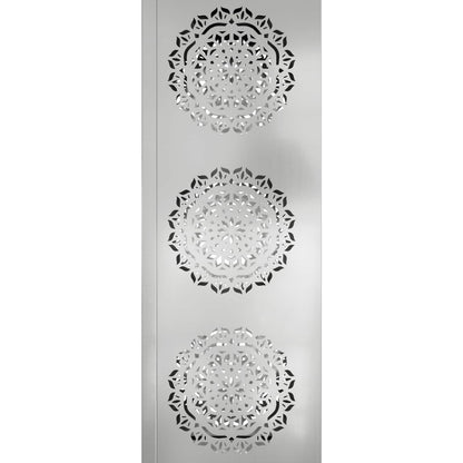 Solar LED Pathway Light 2 pcs Silver Galvanized Steel