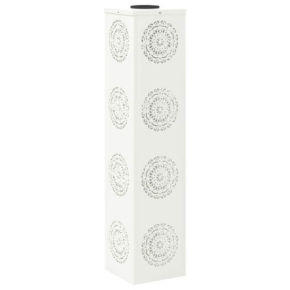 Solar LED Pathway Light 2 pcs White Cold Rolled Steel