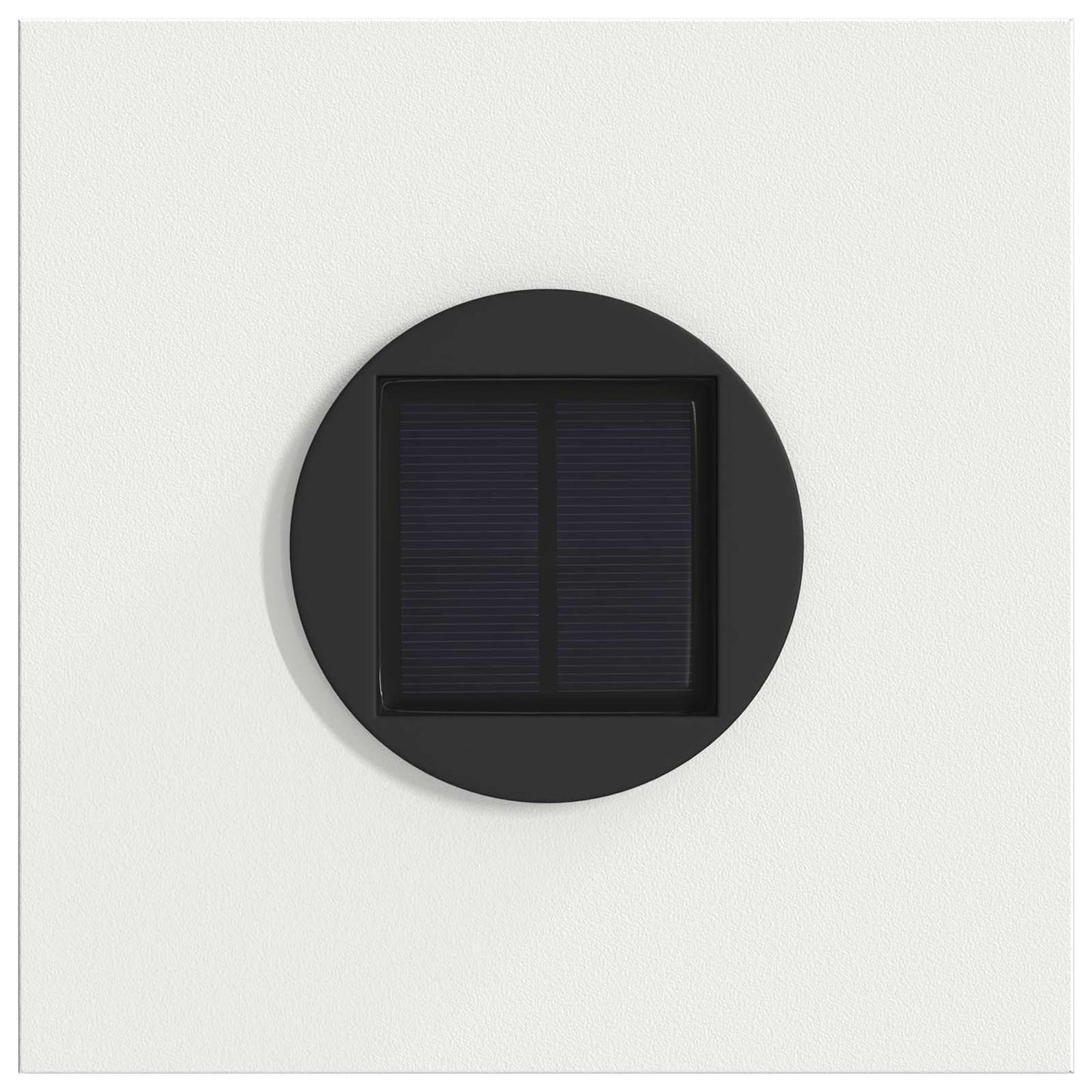 Solar LED Pathway Light 2 pcs White Cold Rolled Steel