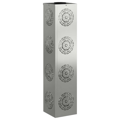 Solar LED Pathway Light 2 pcs Silver Galvanized Steel