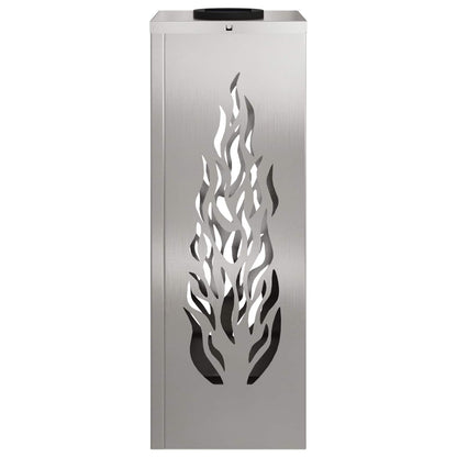 Solar LED Pathway Light 2 pcs Silver Stainless Steel
