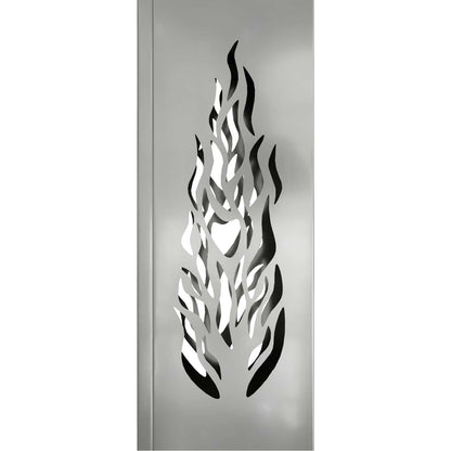 Solar LED Pathway Light 2 pcs Silver Galvanized Steel