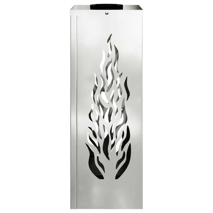 Solar LED Pathway Light 2 pcs Silver Galvanized Steel