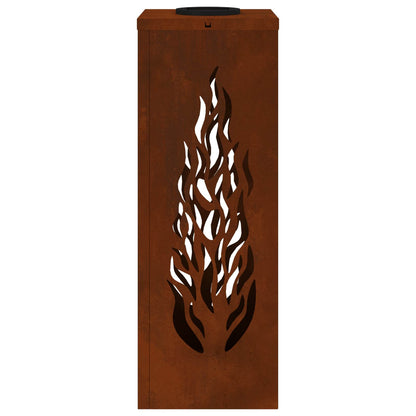 Solar LED Pathway Light 2 pcs Bronze Weathering Steel