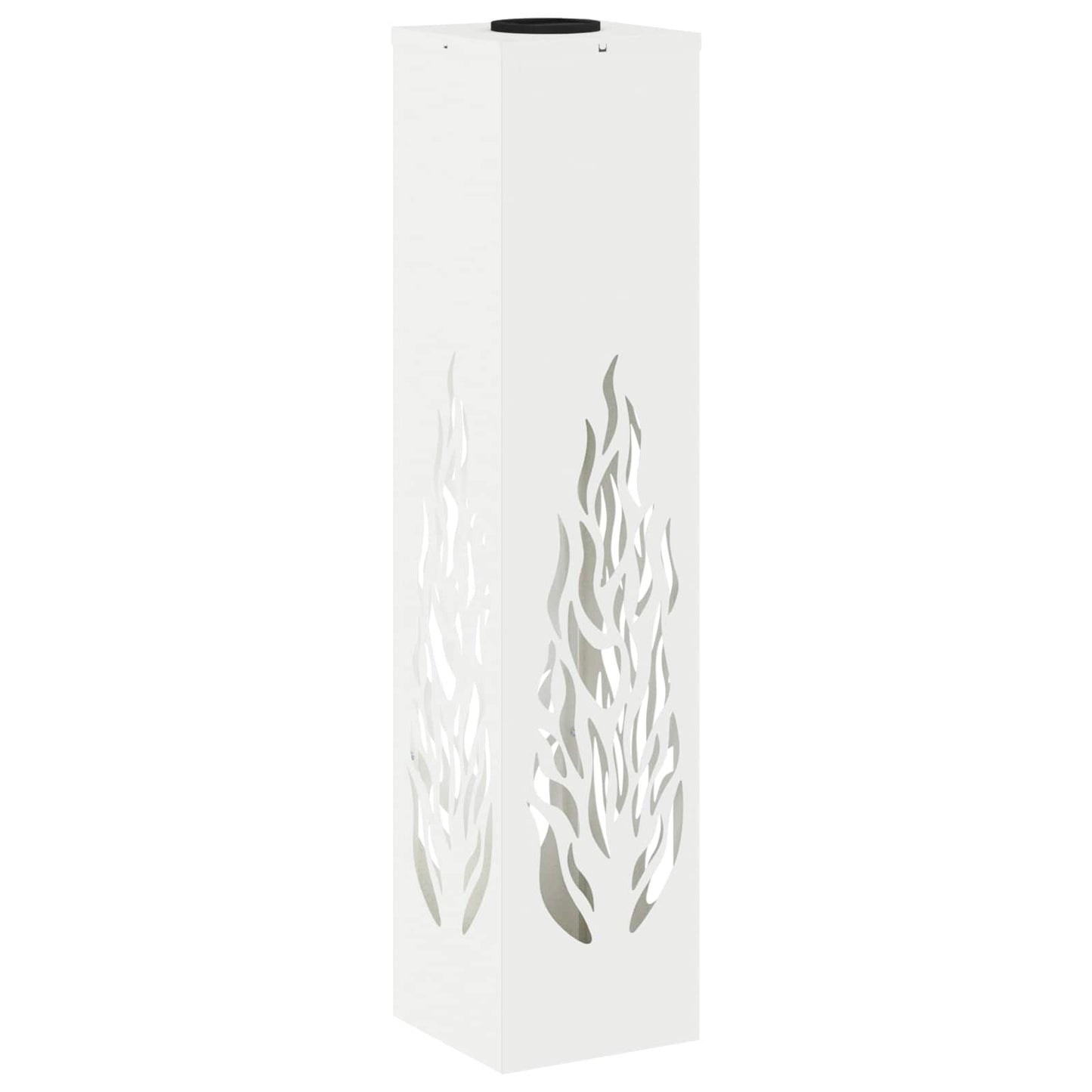 Solar LED Pathway Light 2 pcs White Cold Rolled Steel