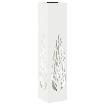 Solar LED Pathway Light 2 pcs White Cold Rolled Steel