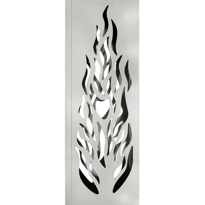 Solar LED Pathway Light 2 pcs Silver Galvanized Steel