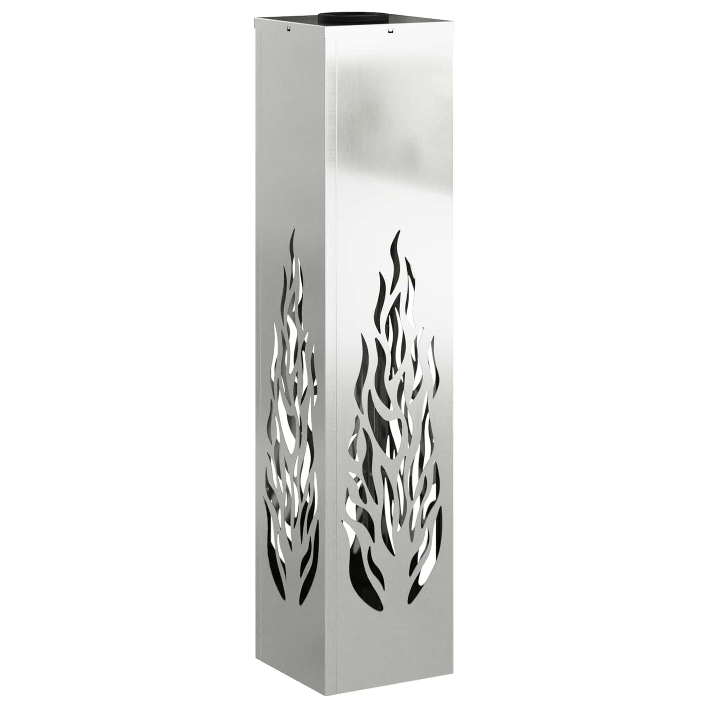 Solar LED Pathway Light 2 pcs Silver Galvanized Steel