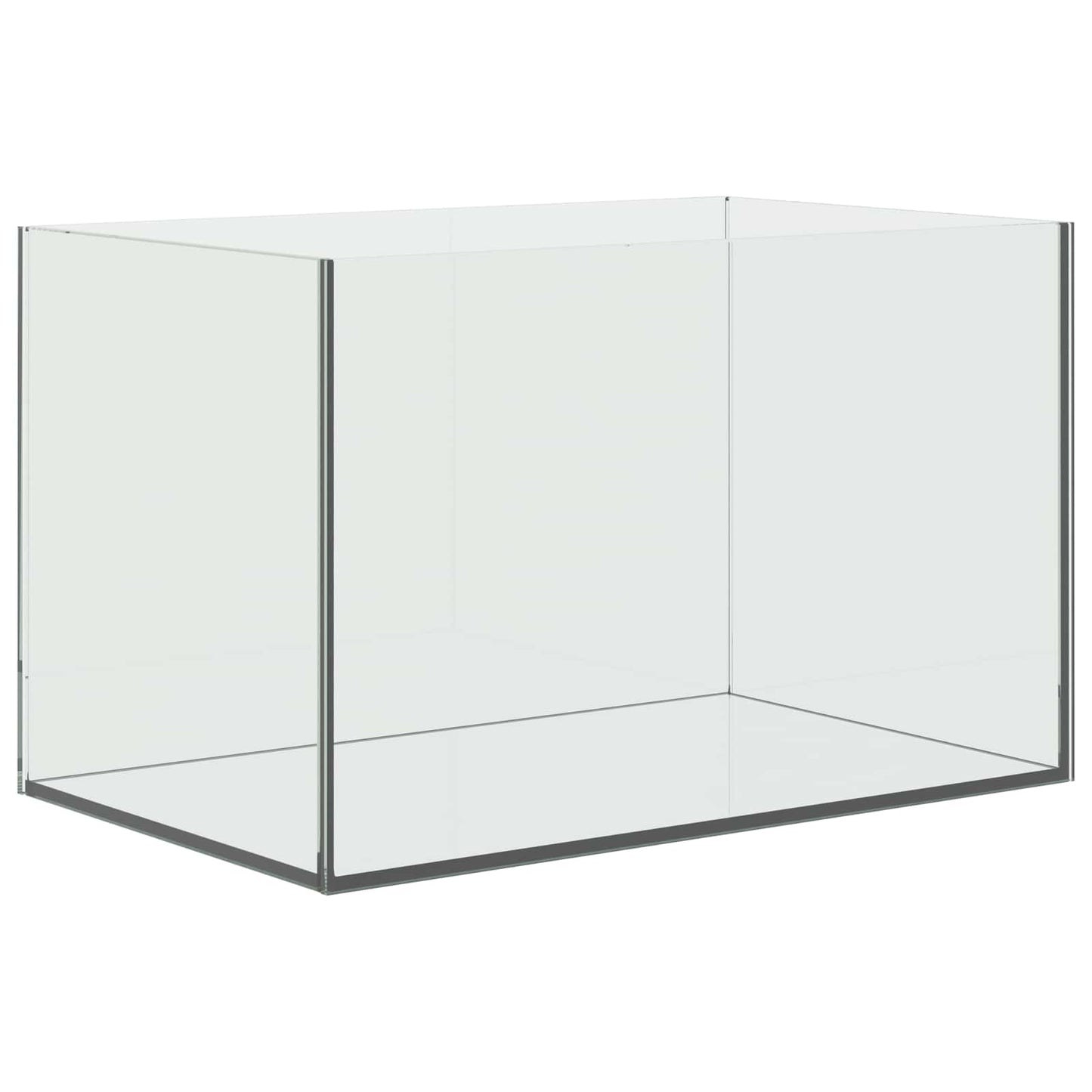 Aquarium with Storage Transparent 40 x 25 x 25 cm Glass