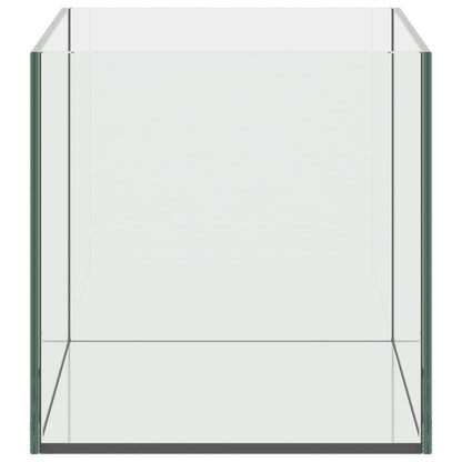 Aquarium with Storage Transparent 40 x 25 x 25 cm Glass