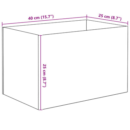 Aquarium with Storage Transparent 40 x 25 x 25 cm Glass