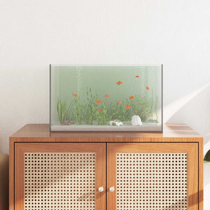 Aquarium with Storage Transparent 50 x 30 x 30 cm Glass