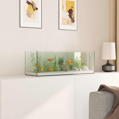 Aquarium with Storage Transparent 60 x 20 x 20 cm Glass