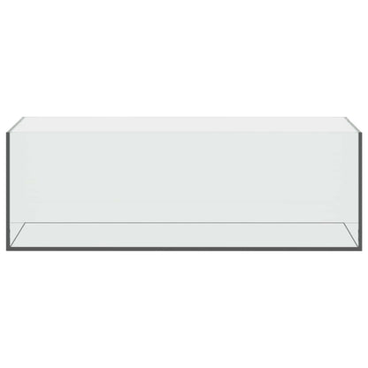 Aquarium with Storage Transparent 60 x 20 x 20 cm Glass