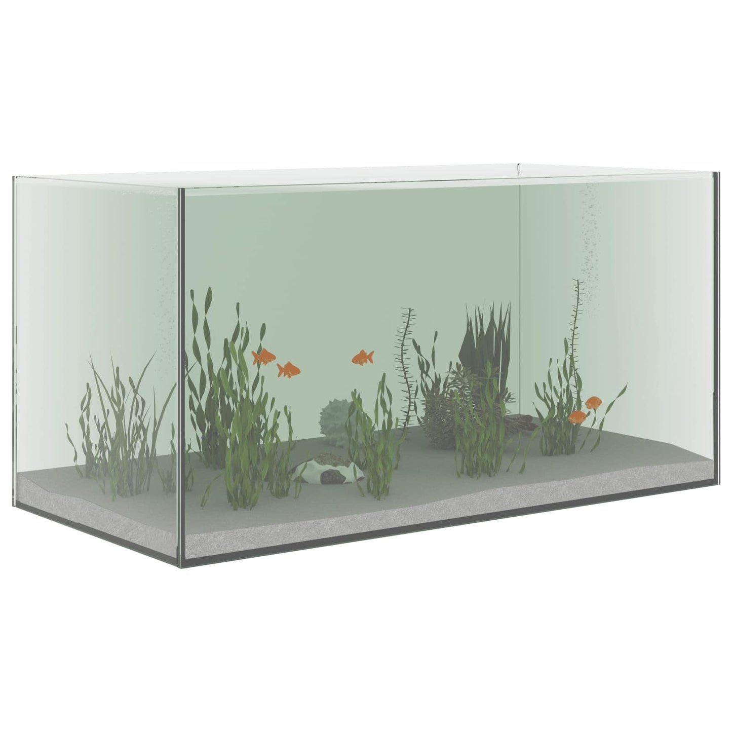 Aquarium with Storage Transparent 60 x 30 x 30 cm Glass