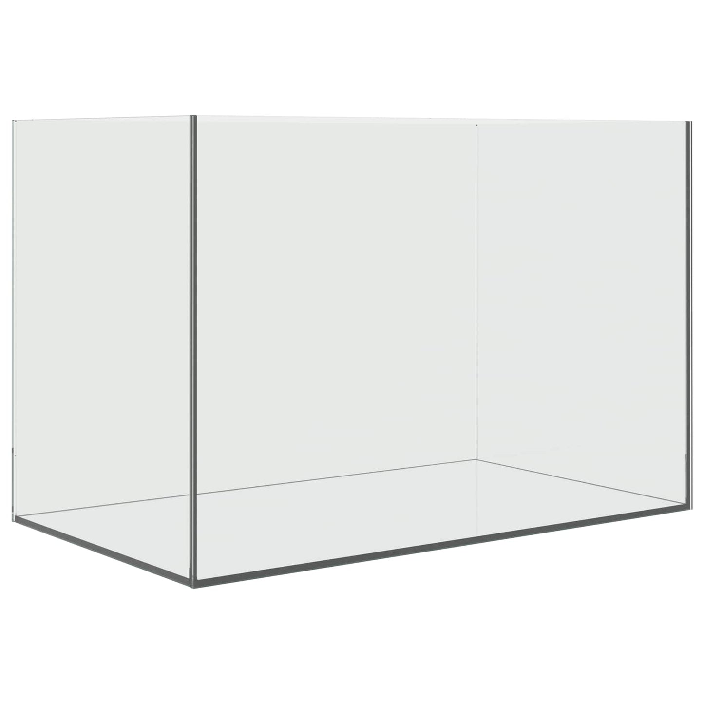 Aquarium with Storage Transparent 60 x 35 x 40 cm Glass