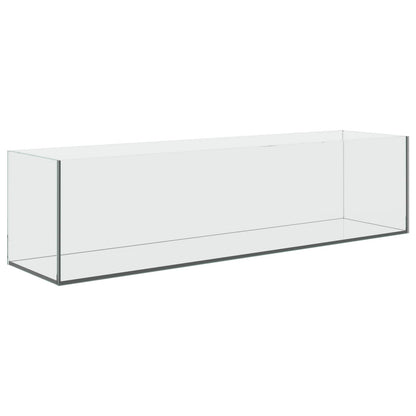 Aquarium with Storage Transparent 80 x 20 x 20 cm Glass