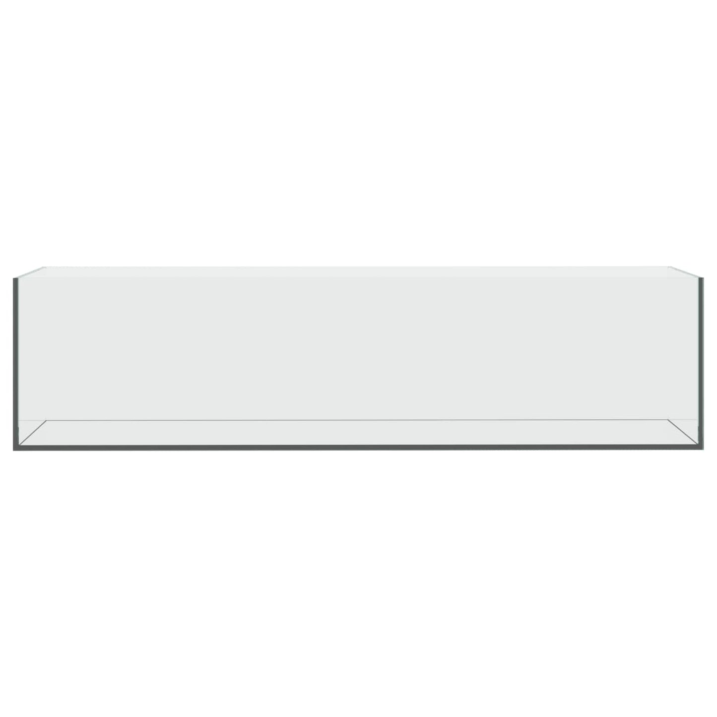 Aquarium with Storage Transparent 80 x 20 x 20 cm Glass