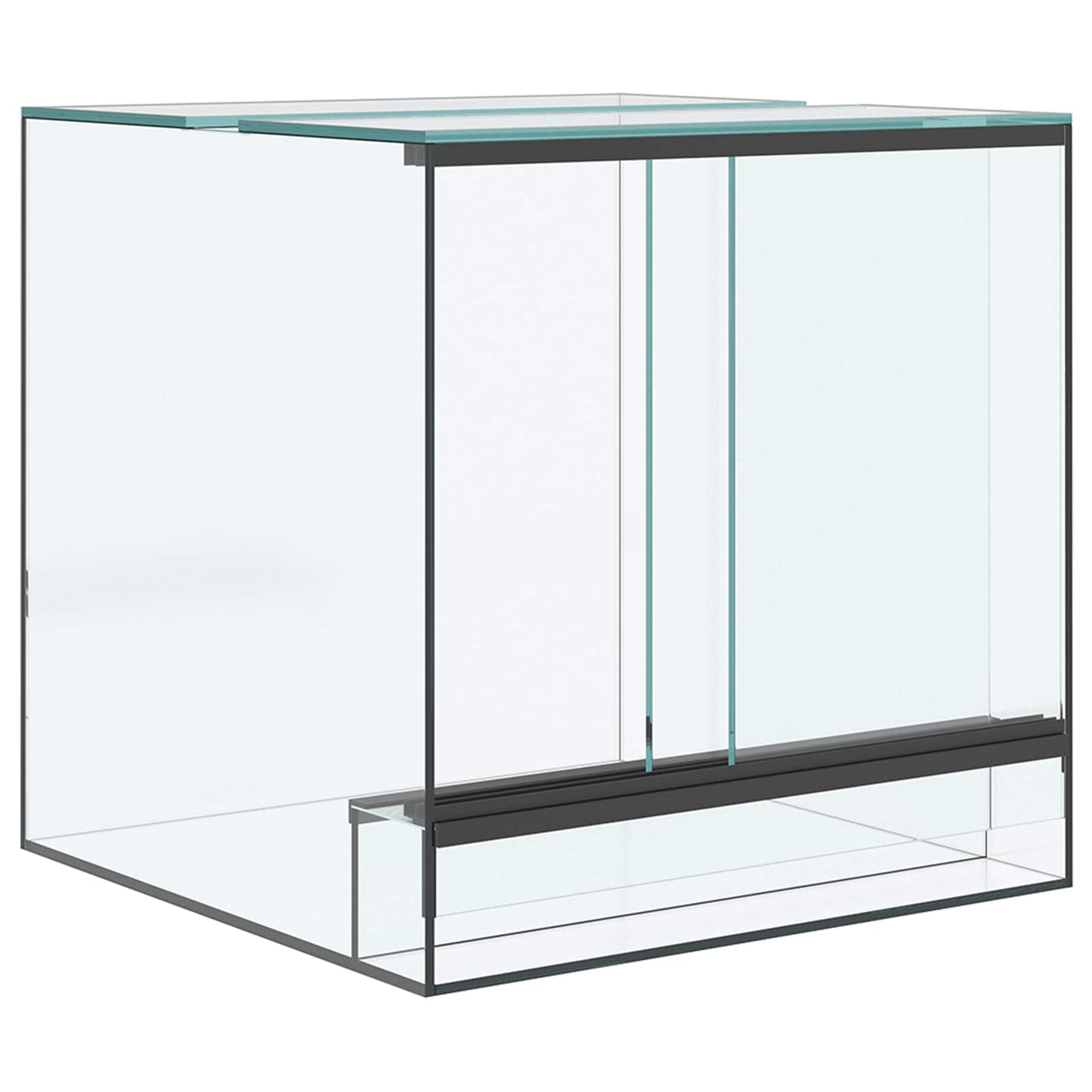 Terrarium with Storage Transparent 30 x 30 x 30 cm Glass
